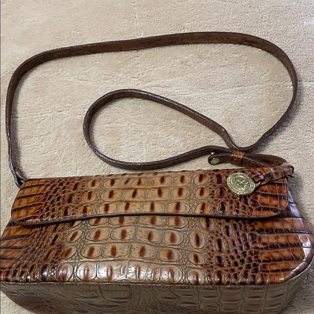 Brahmin Crocodile Purse